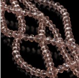 Zdjęcie - Kryształki oponki fasetowane light rose 6x4mm